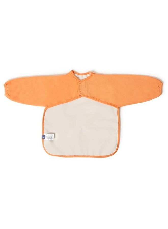 Mi Arcus Cotton Full Sleeve Water Resistant Coverall Feeding Bibs/Apron with Velcro Closure 6-9M (Pack of 2) - Pastel Multi - Image 5