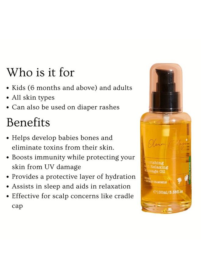 Oleum Cottage Nourishing And Relaxing Massage Oil - Image 5
