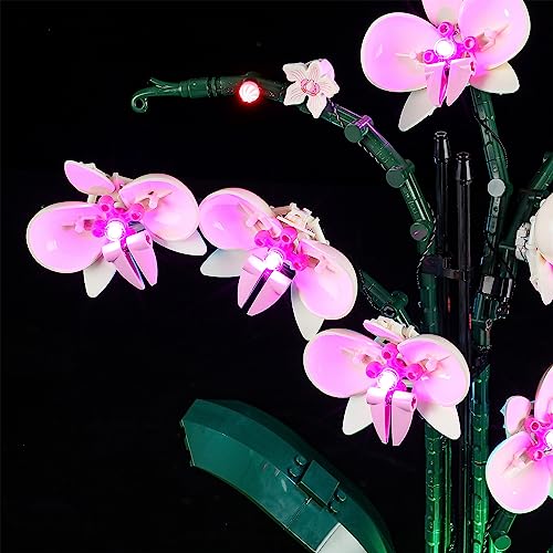 BRIKSMAX Led Lighting Kit for Lego Orchid 10311 - Compatible with Creator Expert Building Blocks - Hand Sweep Sensor Switch Version - Image 4