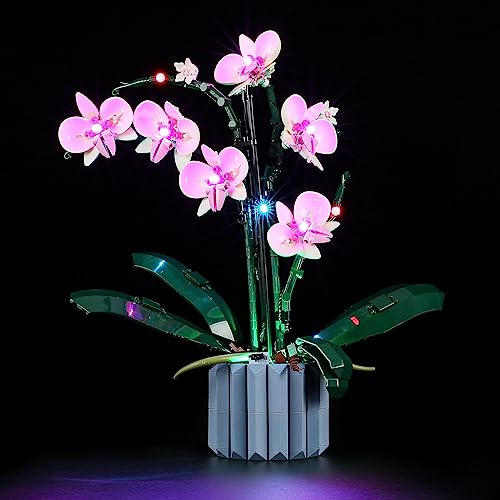 BRIKSMAX Led Lighting Kit for Lego Orchid 10311 - Compatible with Creator Expert Building Blocks - Hand Sweep Sensor Switch Version - Image 2