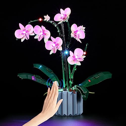 BRIKSMAX Led Lighting Kit for Lego Orchid 10311 - Compatible with Creator Expert Building Blocks - Hand Sweep Sensor Switch Version - Image 1