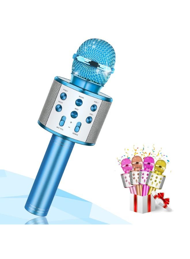 Dislocati Wireless Microphone, Toy for Children 3-12 Years, Karaoke Microphone Gift for Girls, 3, 4, 5, 6, 7, 8, 9, 10, 11, 12 Years, 3-12 Years, Children's Gift, 3-12 Years, Wireless Microphone,