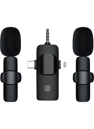 3 in 1 Wireless Lavalier Microphones for iPhone, iPad, Android, Camera, USB-C Microphone, 7-Hour Battery, Mini Microphone with Noise Reduction for Video Recording, Vlog, YouTube, TikTok - pzsku/Z7061FD4C2774CB0F82F2Z/45/1746230168/322f9f3c-4f54-48bd-ab9f-7dada404547f