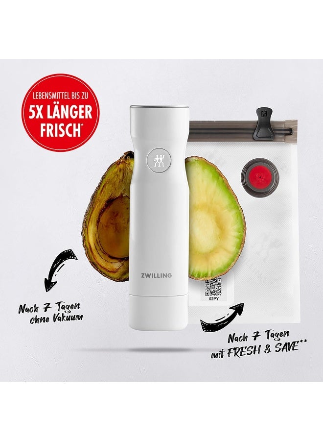 Zwilling Fresh  Save Vacuum Pump. Automatic Vacuum Sealing. Rechargeable. Lithiumion battery. Cordless and spacesaving. 24 month guarantee. - Image 5