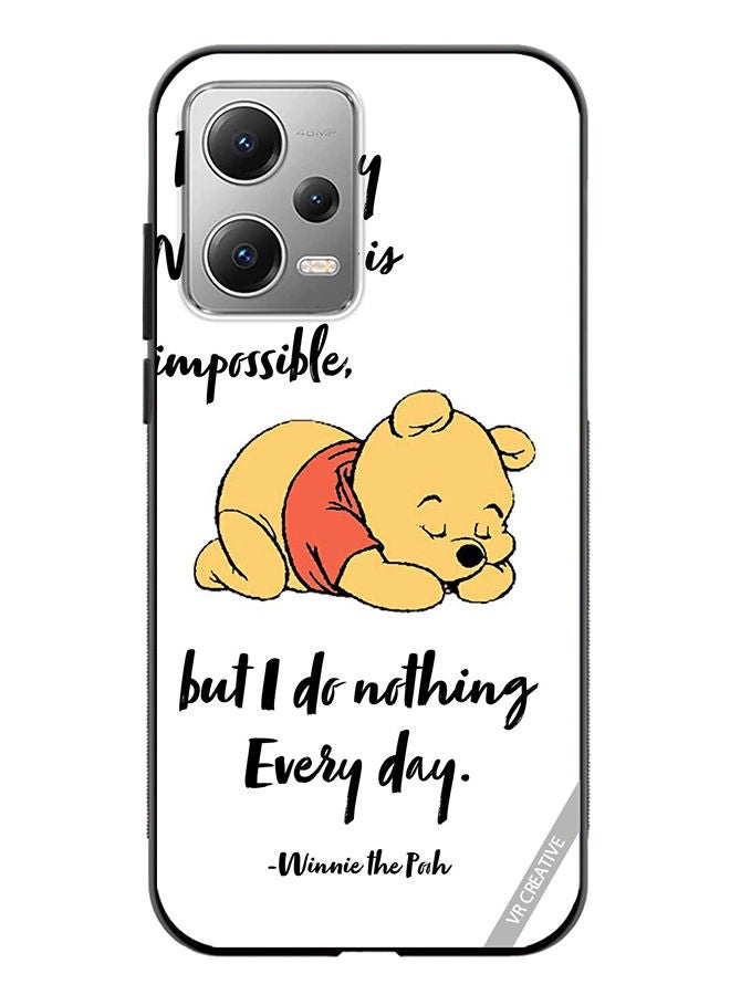 VR CREATIVE Protective Case Cover For Xiaomi Redmi Note 12 Nothing Winnie Design Multicolour - Image 1