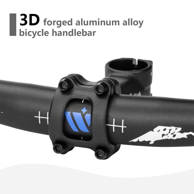 osagie جذع دراجة أوساجي، جذع دراجة جبلية من سبائك الألومنيوم، جذع دراجة جبلية لمقود دراجة مقاس 28.6 مم (1-1/8 بوصة)، دراجة طريق، دراجة جبلية، دراجة بي إم إكس، ركوب الدراجات (أسود، 25 31.8 × 28.6 × 110 مم) - Image 4