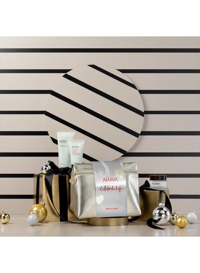 AHAVA Mad For Mud Set, Includes Essential Day Moisturizer, Purifying Mud Mask, And Mineral Hand Cream - Image 4