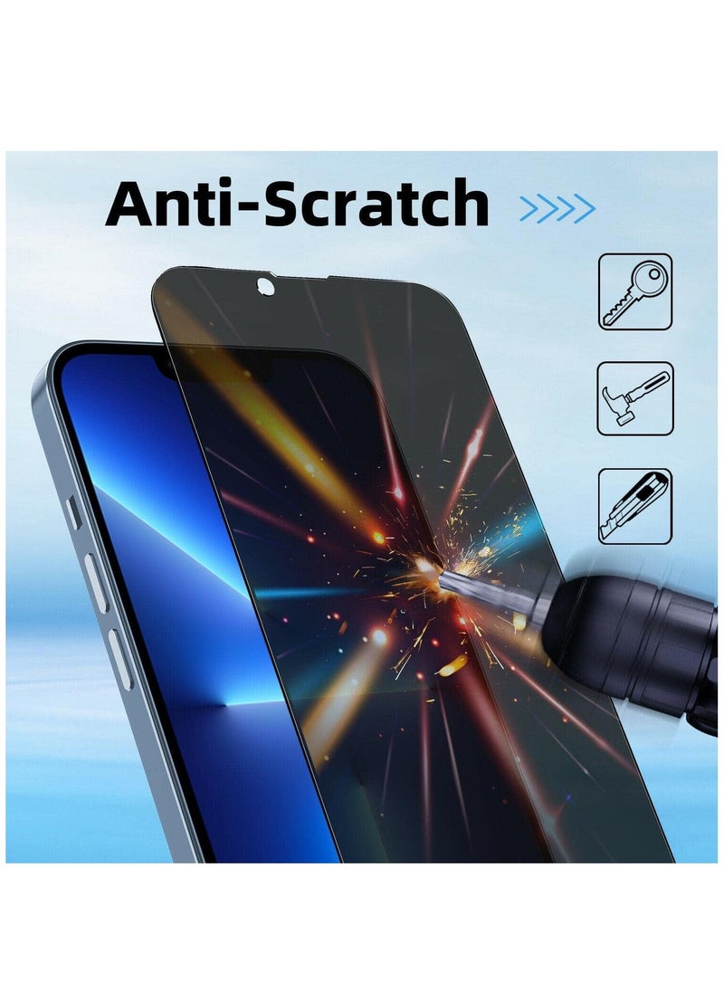 Raxoom iPhone 13 Pro 5G 6.1 inch, Privacy Tempered Glass Screen Protector, Easy Installation Bubble Free - Image 4