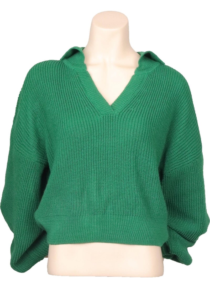 Alexander Gardi Alexandergardı Balloon Sleeve Polo Neck Sweater (B22-5756)  - Image 1