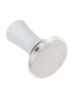 Thoraya Coffee Tamper 58mm Balanced Design Stainless Steel Easy to Use Coffee Press Tamper for Home Coffee Shop Silver Flat Bottom  - Image 2