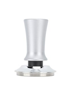 Thoraya Coffee Tamper 58mm Balanced Design Stainless Steel Easy to Use Coffee Press Tamper for Home Coffee Shop Silver Flat Bottom  - Image 1