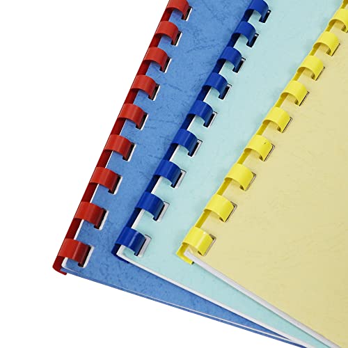 Rayson CR12100M Plastic Binding Combs 12in 21Ring 90Sheet Capacity Colorful Comb Binding Spines Max Binding A4 Size Paper 83117 Box of 100 - Image 3