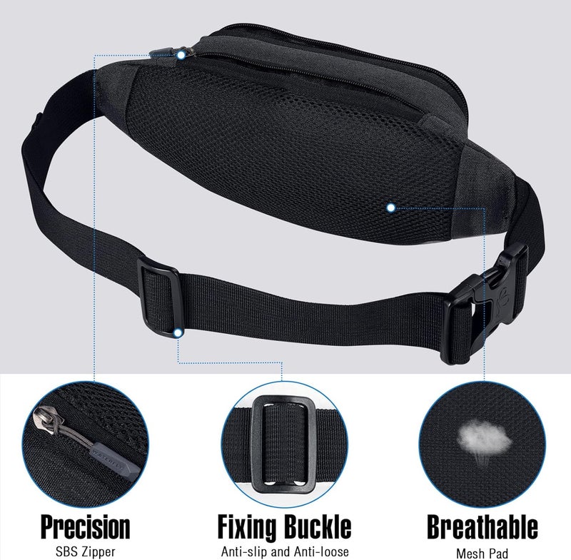 ووتر فلاي حقيبة واسط الخصر من نوع “ووترفلاي” (Waterfly Fanny Pack): حقيبة صغيرة توضع على الورك، عملية وأنيقة، مناسبة للجري، التنزه، والمسافرين، للنساء والرجال. - Image 5
