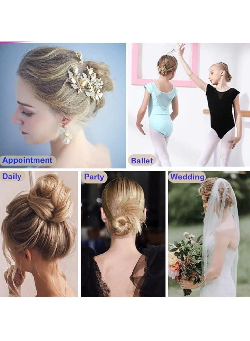 Accessories 22 U-Shaped Hair Pins for Women (Size: Medium 6mm | Quantity: 100 Count), Juda Pins, Black Hair Styling Clips, Perfect for Bun & Updo Hairstyles. - Image 4