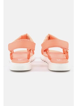 INC Kids Girl Dakota Velcro Sandal, Orange  - Image 2