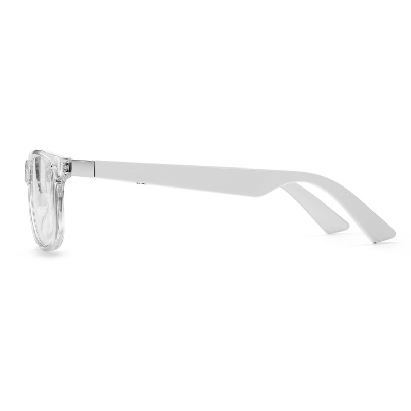 Smart BT5.4 Glasses with Open-Ear Audio, HD Calls, 7H Playtime, Touch Control, Voice Assistant, Stylish Sunglasses for Daily/Travel/Work Use, Magnetic Charging White - Image 4