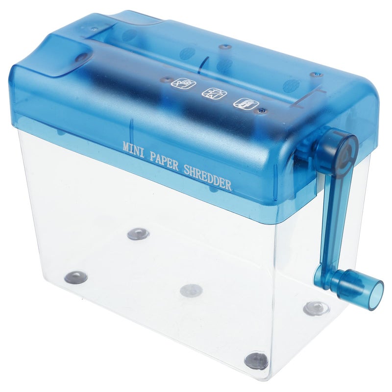 Mini Manual Paper Shredder A6 Portable Desktop For Home Office Document Cutting - Image 2