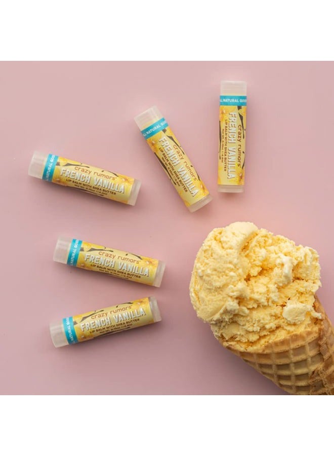 crazy rumors French Vanilla Lip Balm. 100% Natural, Vegan, Plant-Based, Made in USA (1-Pack) - Image 2