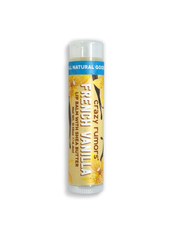 crazy rumors French Vanilla Lip Balm. 100% Natural, Vegan, Plant-Based, Made in USA (1-Pack) - Image 1
