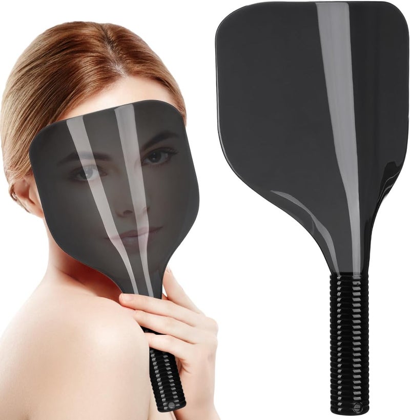 Baluue Barber Salon Faces Shields Reusable Hairspray Faces Shields Hair Spray Protector Dyeing and Treatment for Hairdressing Hair Salon Cutting Makeup Black