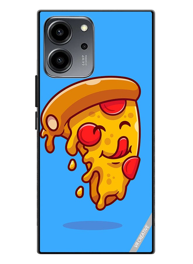VR CREATIVE Protective Case Cover For Honor 80 SE Pizza Design Multicolour - Image 1
