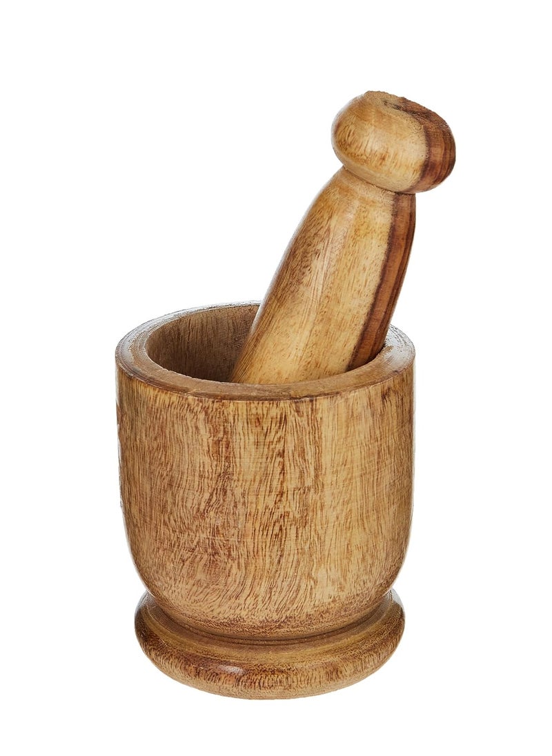 Wooden Mortar and Pestle, 11 CM - pzsku/Z7062BF4EB018F6390F96Z/45/_/1696239980/128e073d-cd12-4031-a2fd-c48a2058c641