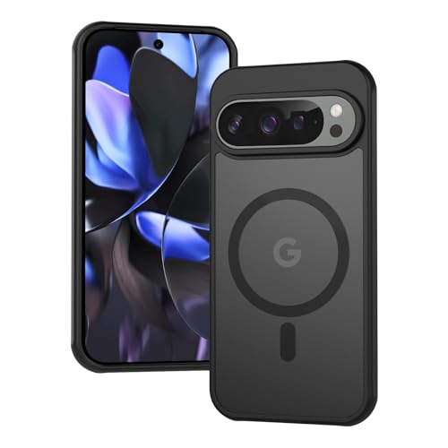 Tobfit Magnetic for Google Pixel 9 Case/Pixel 9 Pro Case, [Compatible with MagSafe] Shockproof Full Body Protection Slim Translucent Matte Phone Cover for Pixel 9/9 Pro 2024 (Pixel 9/9 Pro) - Image 1