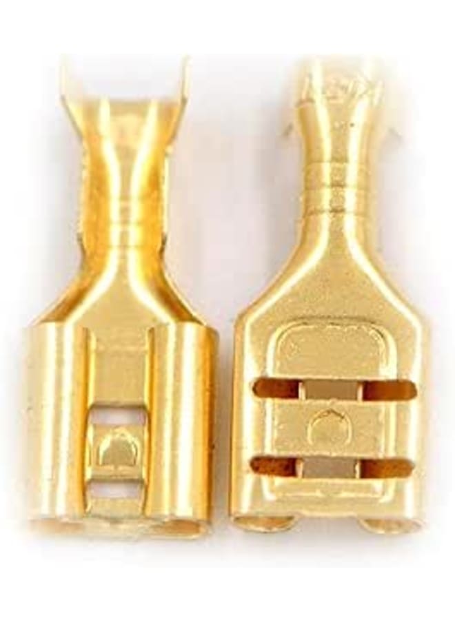 Terminals Wiring Female Connectors (2.8mm - Gold) - Pack of 50
