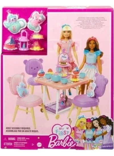 Barbie KTYRA52 HMM65 My First - My First Doll Tea Party Play Set