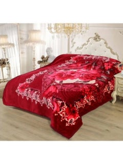 Soft and warm heavy winter blanket with a comfortable silky feel, double bed blanket measuring 200X240 cm and weighing 6 kg, super soft double layer blanket made of high quality materials