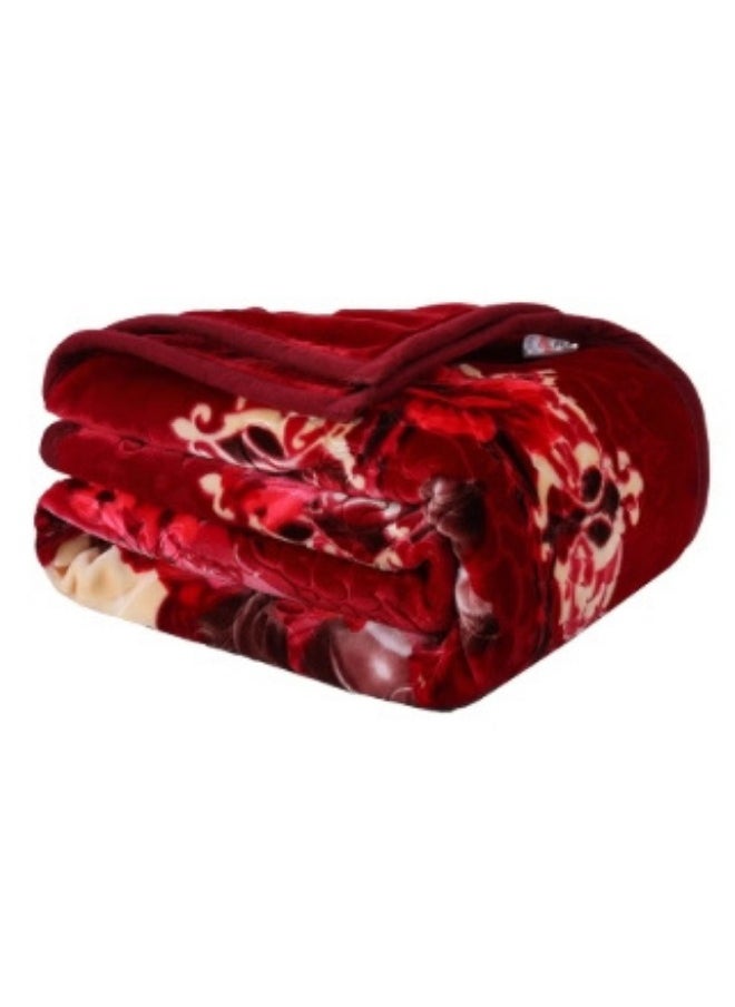 SMART HOME - Soft and warm heavy winter blanket with a comfortable silky feel, double bed blanket measuring 200X240 cm and weighing 6 kg, super soft double layer blanket made of high quality materials - Image 1