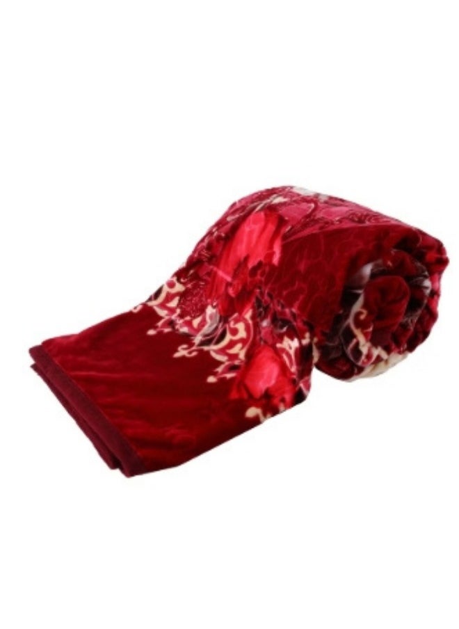 SMART HOME - Soft and warm heavy winter blanket with a comfortable silky feel, double bed blanket measuring 200X240 cm and weighing 6 kg, super soft double layer blanket made of high quality materials - Image 1