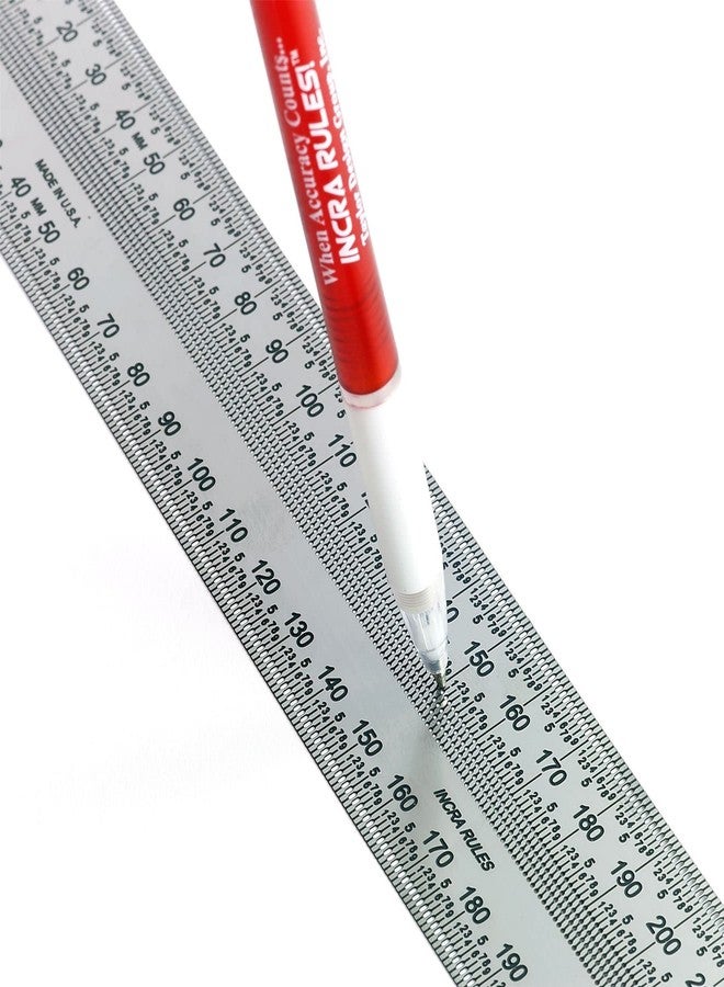 Incra Precision Marking Rule - Metric (300mm) - Image 2