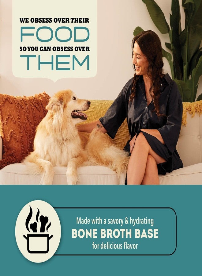 (أسنى) مجموعة متنوعة من طعام الكلاب الرطب الخالي من الحبوب من ACANA Premium Pate in Bone Broth: وصفات لحم البقر والدواجن، علب 12.8 أونصة (6 علب، 3 من كل نوع) - Image 3