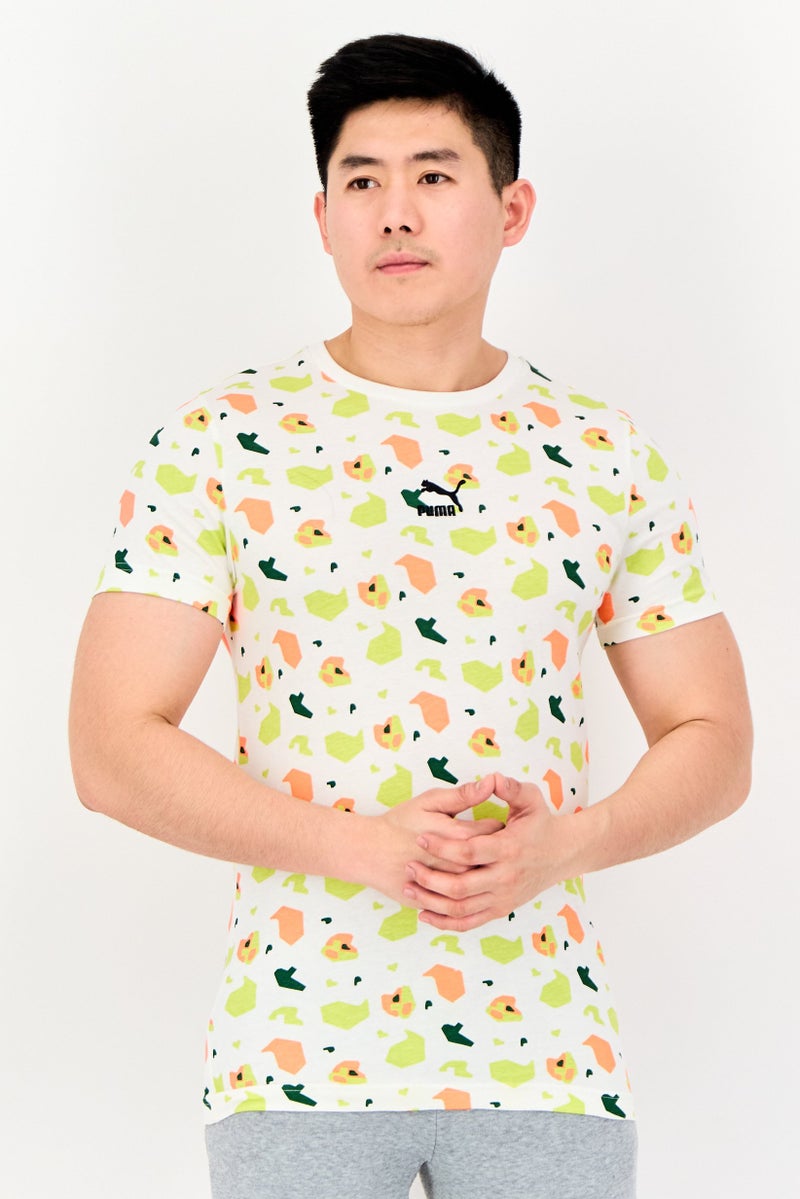 PUMA Men Sportswear Fit Short Sleeves Outdoor T-shirt, Multicolor - Image 1