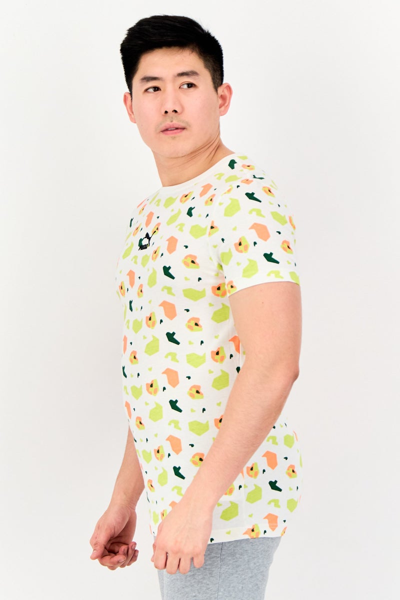 PUMA Men Sportswear Fit Short Sleeves Outdoor T-shirt, Multicolor - Image 2