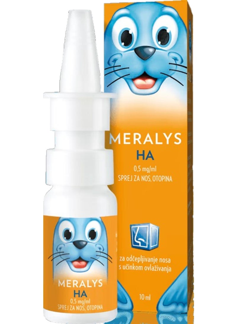 Meralys HA 0.5 % Nasal Spray 10 ml PF (Xylometazoline)