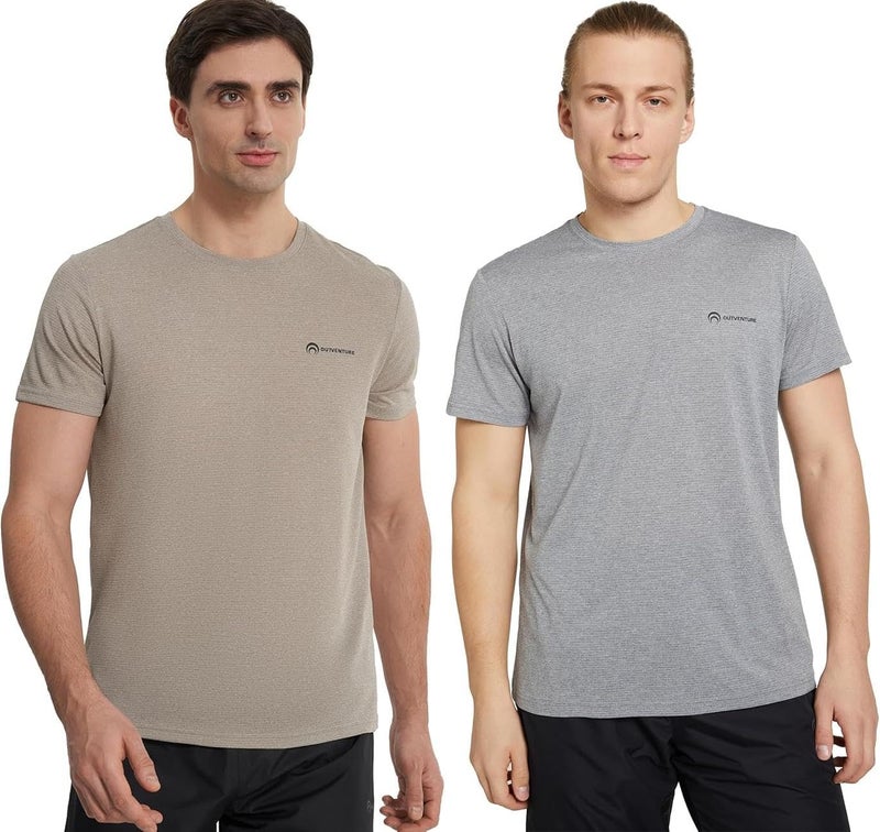 Outventure Men's 4-Pack T-Shirts – Lightweight, Breathable Fabric, Classic Fit, Soft & Comfortable Everyday Wear - Image 4