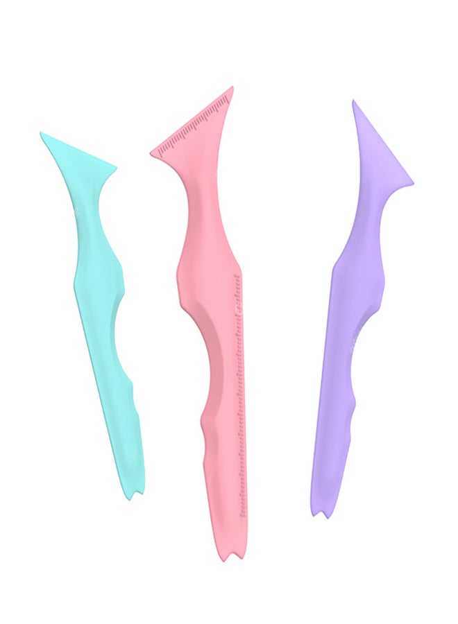 5 in 1 Silicone Eyeliner Stencils for Winged Tip Eyeliner Reusable Eyeliner Eyebrow Eye Shadow Stencil Lazy Quick Eye Makeup Tool - Image 2