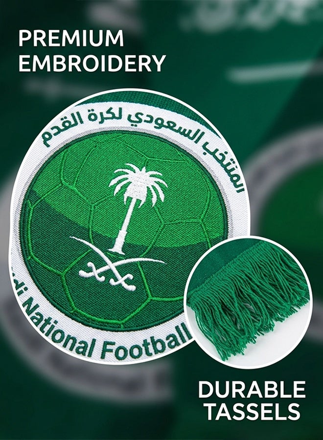 وشاح محبوك لكرة القدم السعودية - Image 2