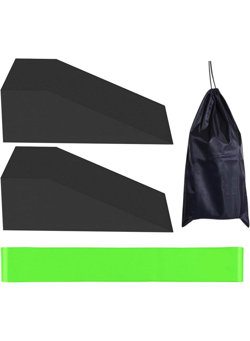 Soofam Yoga Foam Slope Board - Ergonomic Anti-Slip Professional Squatting Slope, Lightweight Calf Stretching Inclined Board, Used for Weightlifting Training, Gym and Fitness Facilities, Stretching and Meditation Tools. - Image 1
