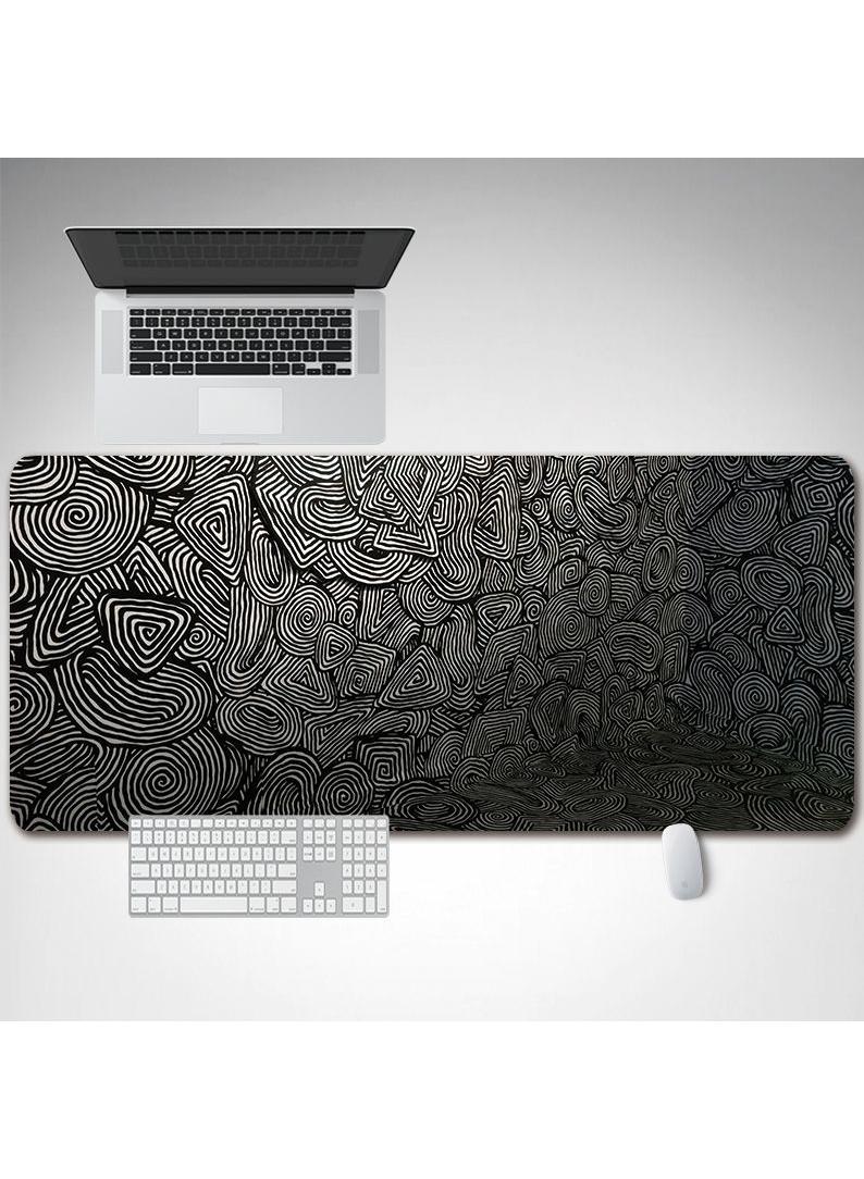 Minimalist Design Gaming Mouse Pad Extended Large Mat Desk Pad Stitched Edges Mousepad Long Mouse Pad And Non-Slip Rubber Base Mice Pad 900x400x4mm - Image 1