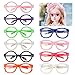 B Bangcool 10 Pairs Eyeglasses for 18 Inch Dolls Fashion Dolls Reading Glasses Costume Supplies - Image 2