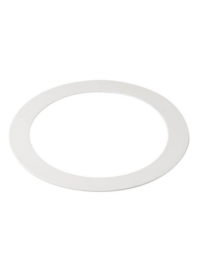 Kichler Direct-to-Ceiling Universal Goof Ring 5.3 inch - 6.5 inch White Material (Not Painted) - Image 2
