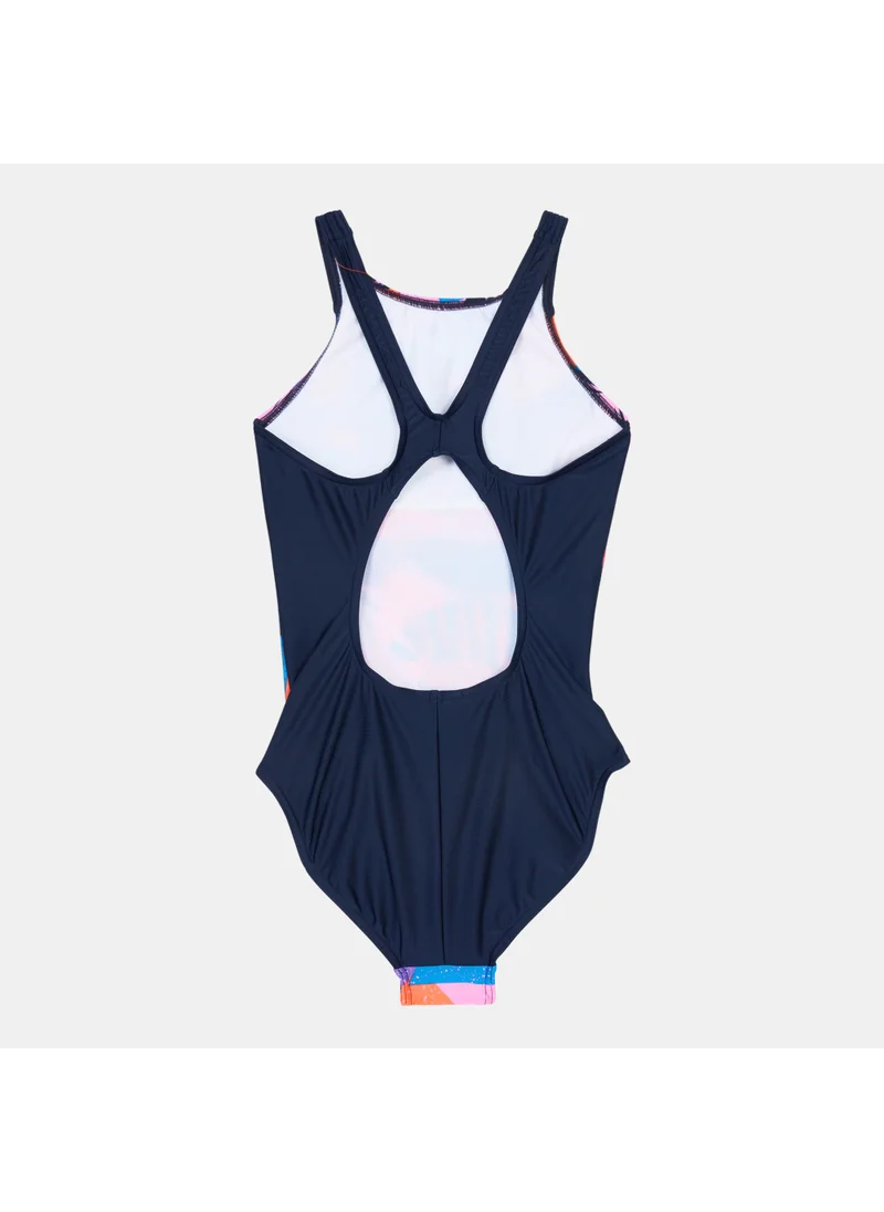 speedo Kids' Allover Print Pulseback Swimsuit