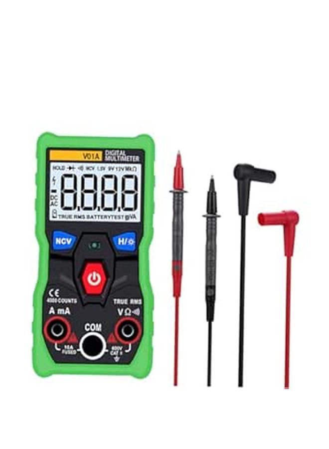 Green Auto Ranging Multimeter Voltmeter Capacitance Tester with Continuity - Image 1