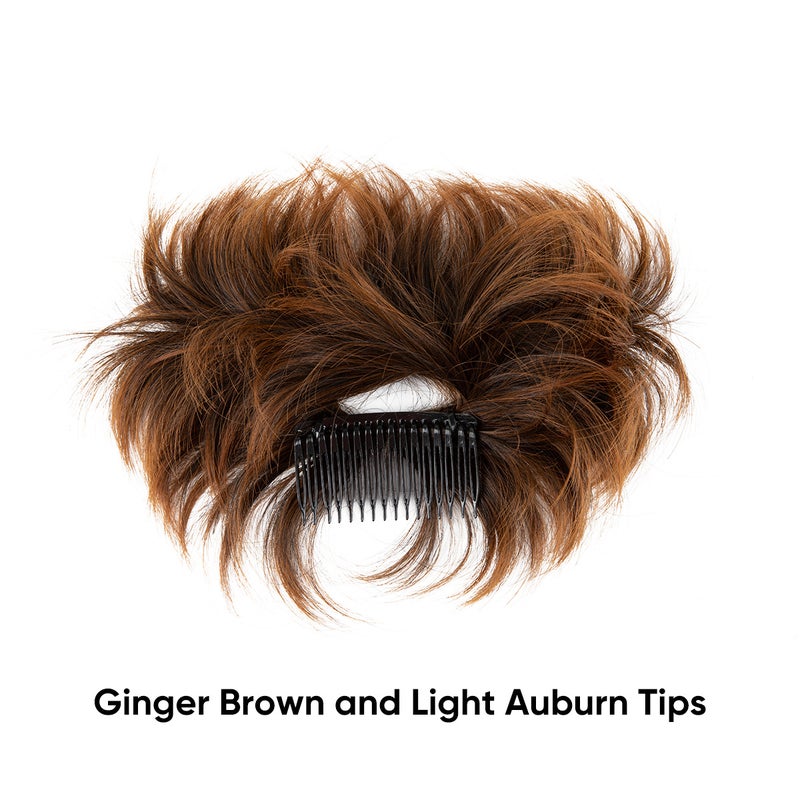 Generic Cross-border European and American wig womens adjustable comb ball head wig bun hair ring chicken nest head messy wig piece 2T30