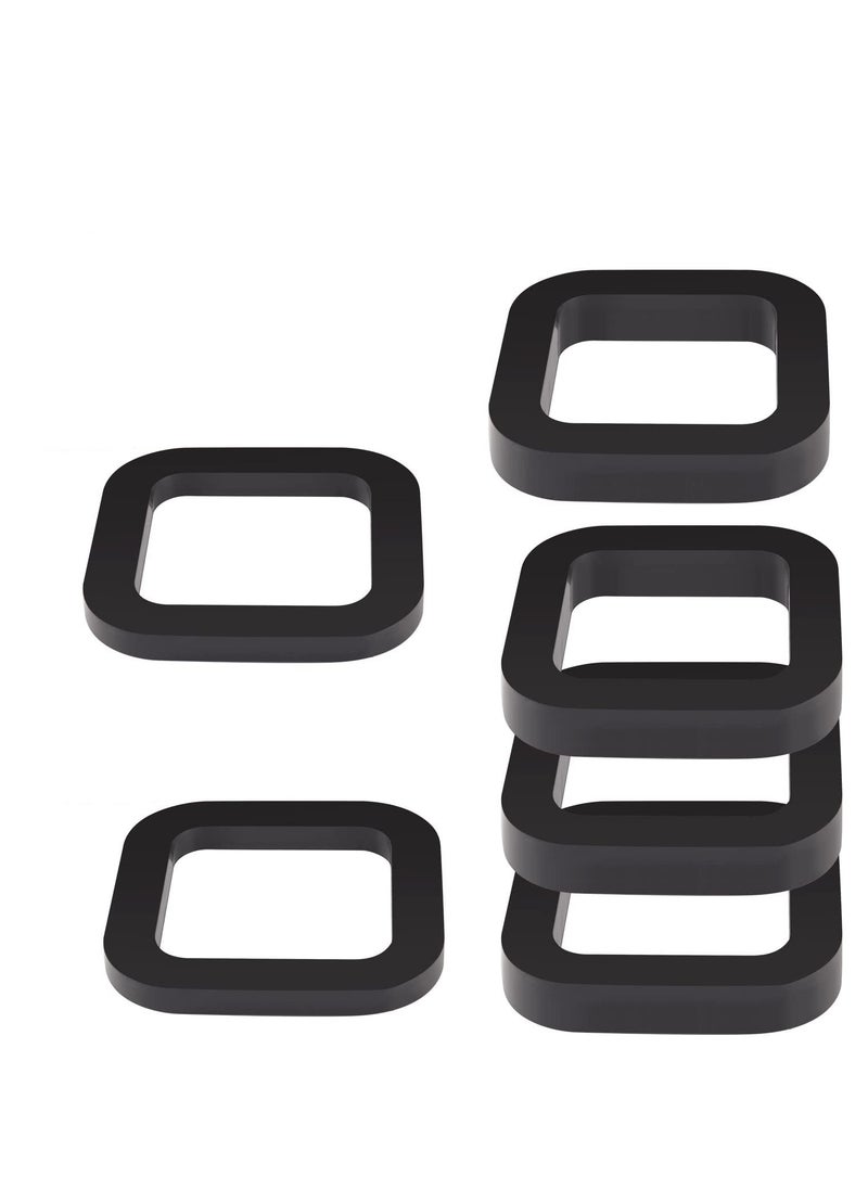 Excefore 6 Pack 2 Inch Hitch Receiver Silencer Pad,  for Adjustable Ball Mounts, Reduce Rattle, Multiple Size Combination, Compatible with Most 2 Inch Trailer Hitch Receiver  - Image 1