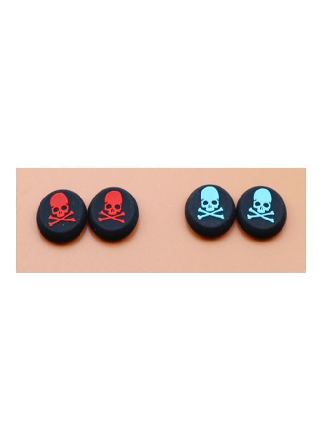 NIBEMINENT 10-Piece Skull Printed Protective Cap Handle For PlayStation 4  - Image 4