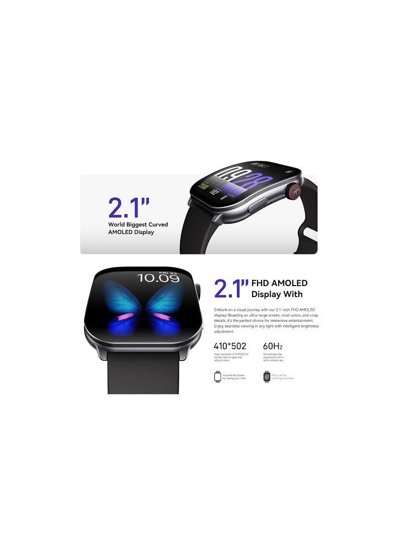 KIESLECT Kieslect balancs smart watch latest version IP68 waterproof Capacity: 300mAh Up to 10 days with normal use 100 sports mode  - Image 2